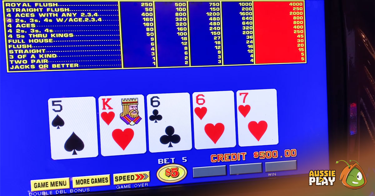 Video Poker Slot Games