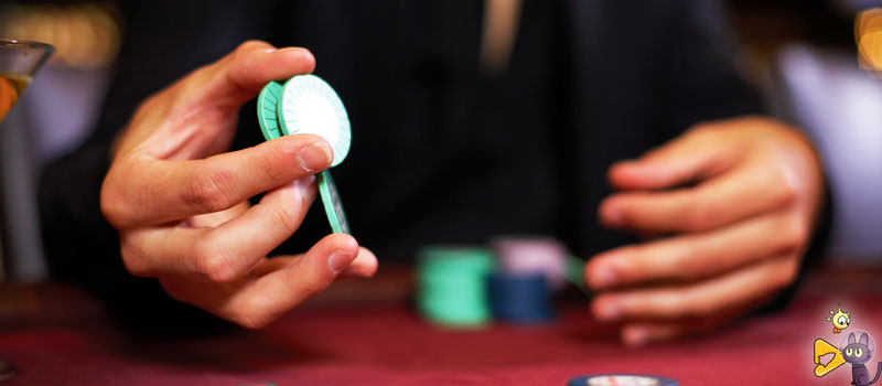 Chips in Hands on BlackJack Tournament